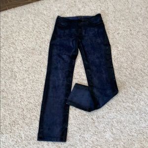 Jane and John Navy Suede Jean